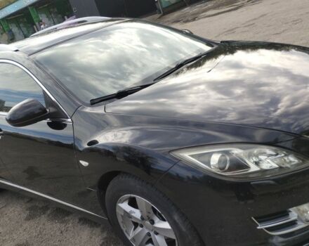 Черный Мазда 6, объемом двигателя 2 л и пробегом 323 тыс. км за 6820 $, фото 1 на Automoto.ua