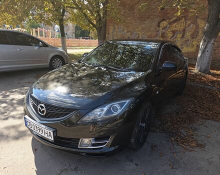 Черный Мазда 6, объемом двигателя 2 л и пробегом 220 тыс. км за 8309 $, фото 1 на Automoto.ua