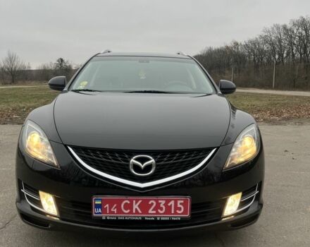 Черный Мазда 6, объемом двигателя 2 л и пробегом 180 тыс. км за 7600 $, фото 1 на Automoto.ua