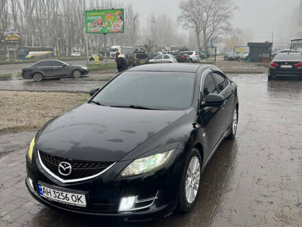 Черный Мазда 6, объемом двигателя 1.8 л и пробегом 212 тыс. км за 7800 $, фото 1 на Automoto.ua