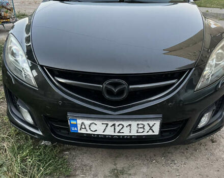 Черный Мазда 6, объемом двигателя 2.49 л и пробегом 312 тыс. км за 6200 $, фото 1 на Automoto.ua