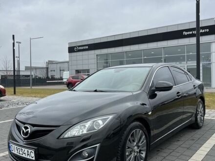 Черный Мазда 6, объемом двигателя 2 л и пробегом 165 тыс. км за 7500 $, фото 1 на Automoto.ua
