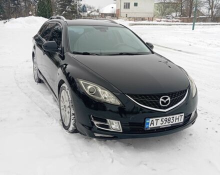 Черный Мазда 6, объемом двигателя 2 л и пробегом 244 тыс. км за 6100 $, фото 1 на Automoto.ua