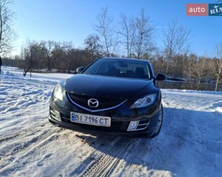 Черный Мазда 6, объемом двигателя 1.8 л и пробегом 137 тыс. км за 5600 $, фото 1 на Automoto.ua