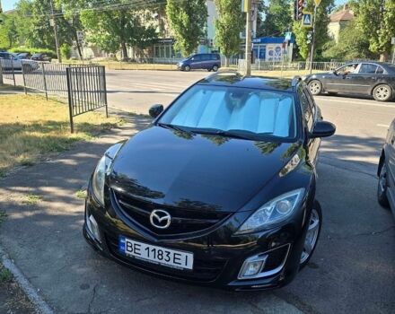 Чорний Мазда 6, об'ємом двигуна 2.2 л та пробігом 213 тис. км за 7000 $, фото 1 на Automoto.ua