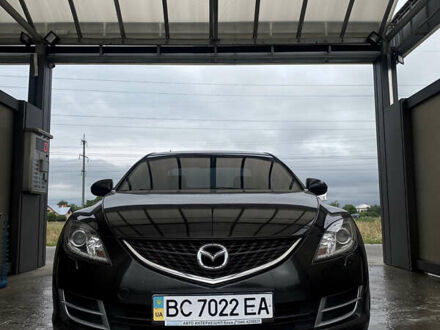 Черный Мазда 6, объемом двигателя 1.8 л и пробегом 230 тыс. км за 7500 $, фото 1 на Automoto.ua