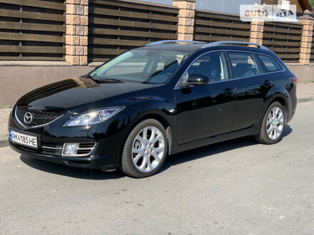 Чорний Мазда 6, об'ємом двигуна 2.2 л та пробігом 195 тис. км за 8999 $, фото 1 на Automoto.ua