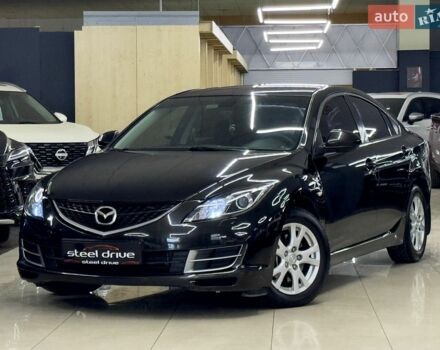 Черный Мазда 6, объемом двигателя 1.8 л и пробегом 161 тыс. км за 6999 $, фото 1 на Automoto.ua