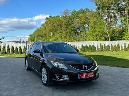 Черный Мазда 6, объемом двигателя 2 л и пробегом 253 тыс. км за 7500 $, фото 1 на Automoto.ua