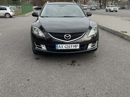Черный Мазда 6, объемом двигателя 1.8 л и пробегом 271 тыс. км за 10000 $, фото 1 на Automoto.ua