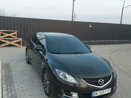 Черный Мазда 6, объемом двигателя 2 л и пробегом 239 тыс. км за 6900 $, фото 1 на Automoto.ua