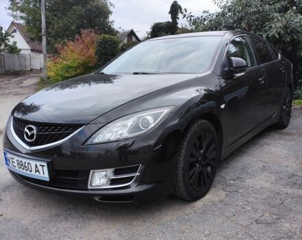 Черный Мазда 6, объемом двигателя 2 л и пробегом 230 тыс. км за 7335 $, фото 1 на Automoto.ua