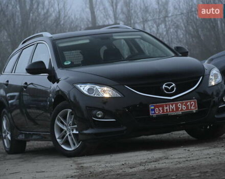 Черный Мазда 6, объемом двигателя 2 л и пробегом 191 тыс. км за 7999 $, фото 1 на Automoto.ua