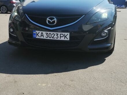 Черный Мазда 6, объемом двигателя 2.2 л и пробегом 300 тыс. км за 7500 $, фото 1 на Automoto.ua