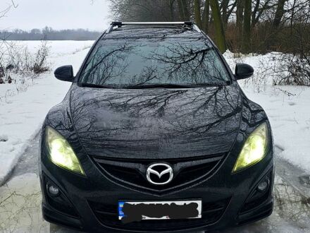 Черный Мазда 6, объемом двигателя 2.2 л и пробегом 250 тыс. км за 6500 $, фото 1 на Automoto.ua