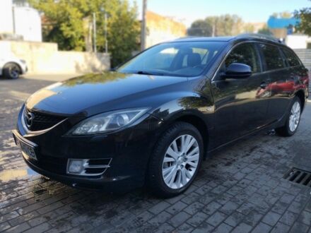 Черный Мазда 6, объемом двигателя 2 л и пробегом 270 тыс. км за 6800 $, фото 1 на Automoto.ua