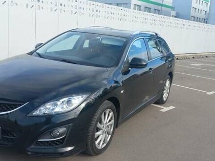 Черный Мазда 6, объемом двигателя 2.2 л и пробегом 241 тыс. км за 3800 $, фото 1 на Automoto.ua