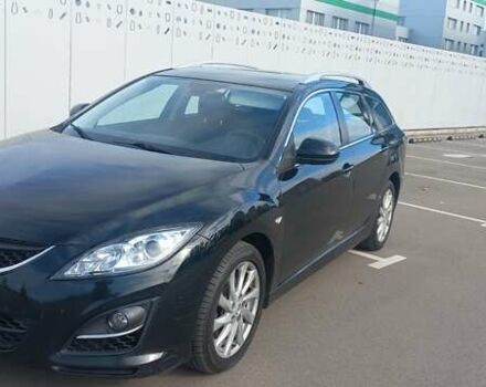 Черный Мазда 6, объемом двигателя 2.2 л и пробегом 241 тыс. км за 3800 $, фото 1 на Automoto.ua