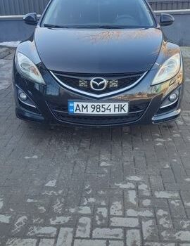 Черный Мазда 6, объемом двигателя 2.18 л и пробегом 316 тыс. км за 5900 $, фото 1 на Automoto.ua