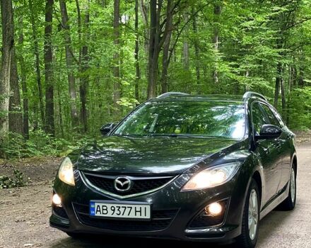 Черный Мазда 6, объемом двигателя 1.8 л и пробегом 206 тыс. км за 6200 $, фото 1 на Automoto.ua
