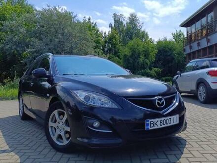Черный Мазда 6, объемом двигателя 2.2 л и пробегом 256 тыс. км за 6800 $, фото 1 на Automoto.ua