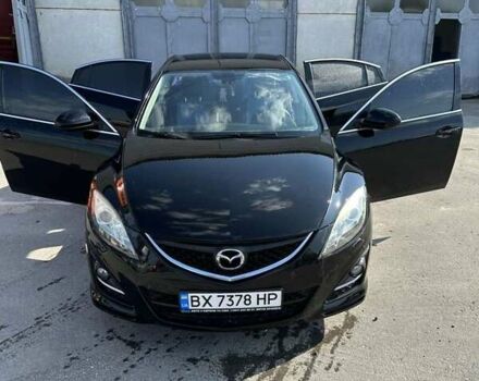 Черный Мазда 6, объемом двигателя 2 л и пробегом 230 тыс. км за 7700 $, фото 1 на Automoto.ua