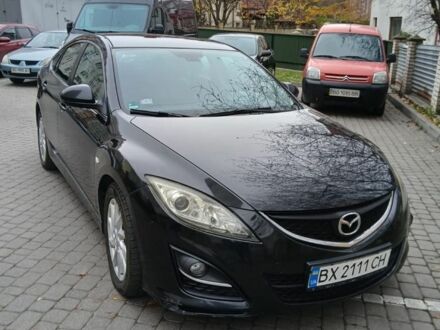 Черный Мазда 6, объемом двигателя 2.2 л и пробегом 340 тыс. км за 6900 $, фото 1 на Automoto.ua
