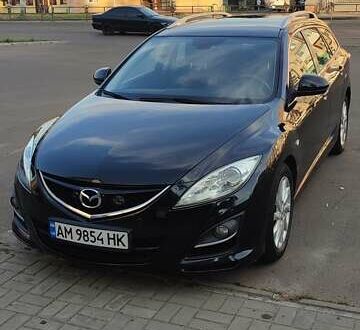 Черный Мазда 6, объемом двигателя 2.18 л и пробегом 307 тыс. км за 7350 $, фото 1 на Automoto.ua