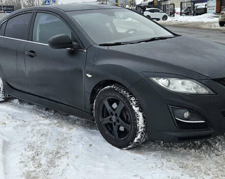 Черный Мазда 6, объемом двигателя 1.8 л и пробегом 168 тыс. км за 5800 $, фото 1 на Automoto.ua