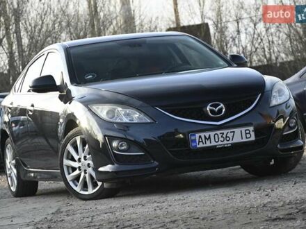 Черный Мазда 6, объемом двигателя 2.2 л и пробегом 321 тыс. км за 7500 $, фото 1 на Automoto.ua