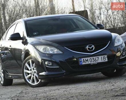Черный Мазда 6, объемом двигателя 2.2 л и пробегом 321 тыс. км за 7500 $, фото 1 на Automoto.ua