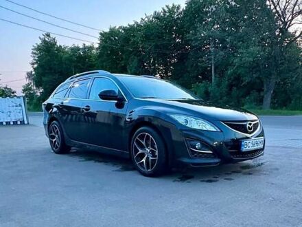 Черный Мазда 6, объемом двигателя 2.2 л и пробегом 414 тыс. км за 6500 $, фото 1 на Automoto.ua