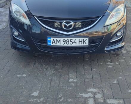 Черный Мазда 6, объемом двигателя 2.2 л и пробегом 316 тыс. км за 6300 $, фото 1 на Automoto.ua