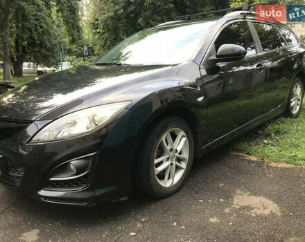 Черный Мазда 6, объемом двигателя 2.18 л и пробегом 235 тыс. км за 5700 $, фото 1 на Automoto.ua