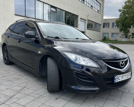 Чорний Мазда 6, об'ємом двигуна 2.2 л та пробігом 286 тис. км за 6450 $, фото 1 на Automoto.ua