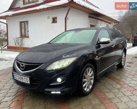 Черный Мазда 6, объемом двигателя 2.2 л и пробегом 325 тыс. км за 5650 $, фото 1 на Automoto.ua