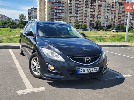 Черный Мазда 6, объемом двигателя 2.2 л и пробегом 290 тыс. км за 7000 $, фото 1 на Automoto.ua