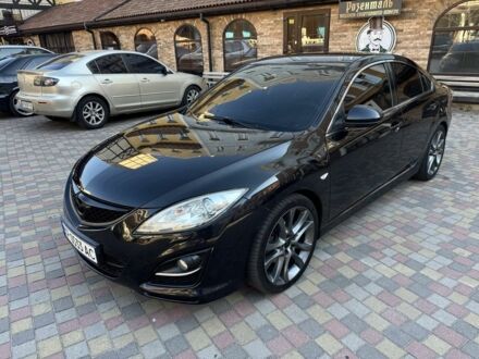 Черный Мазда 6, объемом двигателя 2 л и пробегом 257 тыс. км за 8093 $, фото 1 на Automoto.ua