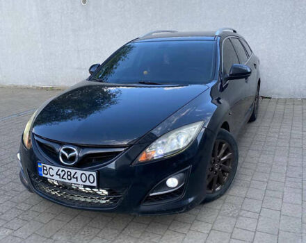 Черный Мазда 6, объемом двигателя 2.2 л и пробегом 320 тыс. км за 6800 $, фото 1 на Automoto.ua