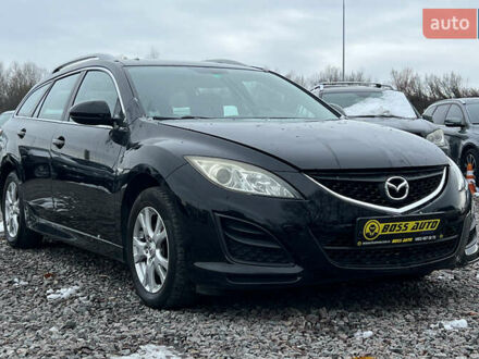 Черный Мазда 6, объемом двигателя 1.8 л и пробегом 190 тыс. км за 7800 $, фото 1 на Automoto.ua