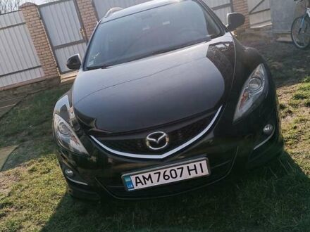 Черный Мазда 6, объемом двигателя 2.2 л и пробегом 300 тыс. км за 8200 $, фото 1 на Automoto.ua