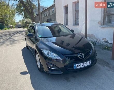 Черный Мазда 6, объемом двигателя 2.18 л и пробегом 336 тыс. км за 7300 $, фото 1 на Automoto.ua