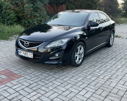 Черный Мазда 6, объемом двигателя 2 л и пробегом 162 тыс. км за 8330 $, фото 1 на Automoto.ua