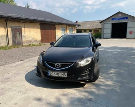 Чорний Мазда 6, об'ємом двигуна 2.2 л та пробігом 327 тис. км за 4850 $, фото 1 на Automoto.ua