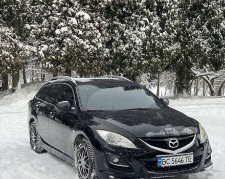 Черный Мазда 6, объемом двигателя 1.8 л и пробегом 260 тыс. км за 7900 $, фото 1 на Automoto.ua