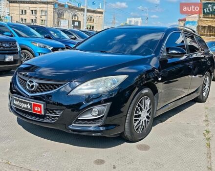 Черный Мазда 6, объемом двигателя 1.8 л и пробегом 266 тыс. км за 6500 $, фото 1 на Automoto.ua