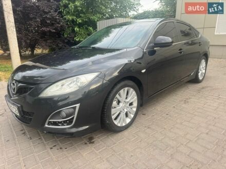 Черный Мазда 6, объемом двигателя 2.49 л и пробегом 225 тыс. км за 6699 $, фото 1 на Automoto.ua