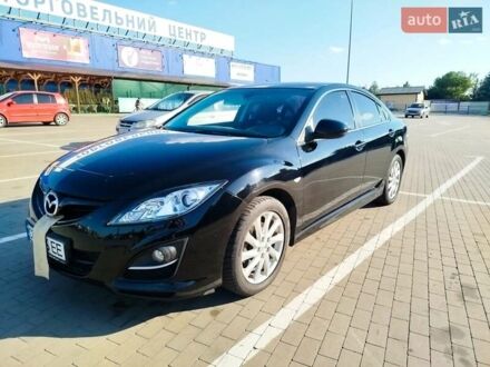 Черный Мазда 6, объемом двигателя 2 л и пробегом 179 тыс. км за 8700 $, фото 1 на Automoto.ua