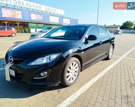 Черный Мазда 6, объемом двигателя 2 л и пробегом 179 тыс. км за 8700 $, фото 1 на Automoto.ua
