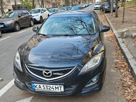 Черный Мазда 6, объемом двигателя 1.8 л и пробегом 228 тыс. км за 9000 $, фото 1 на Automoto.ua
